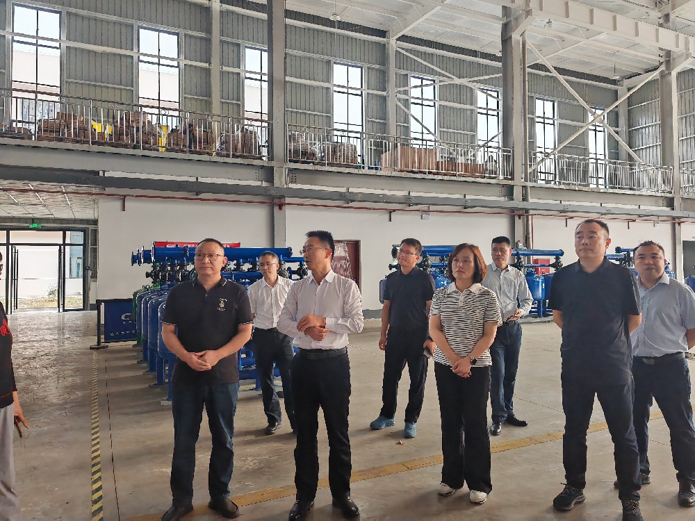 縣領(lǐng)導(dǎo)調(diào)研多靈環(huán)保，共謀高新區(qū)綠色發(fā)展